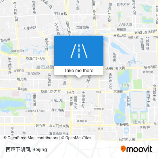 西廊下胡同 map