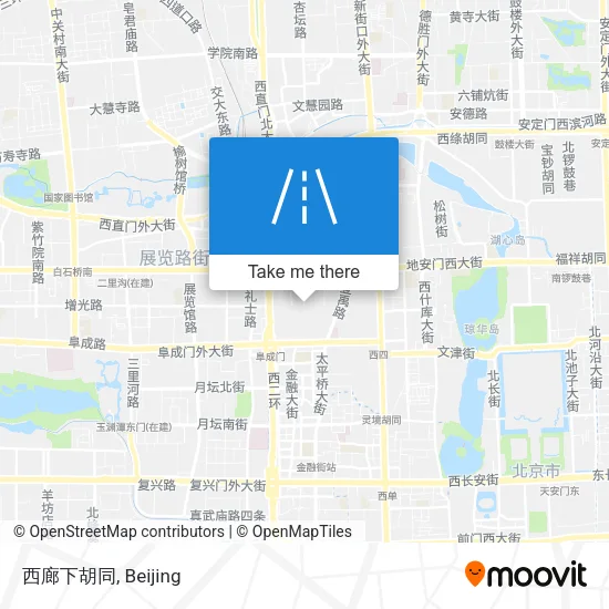 西廊下胡同 map