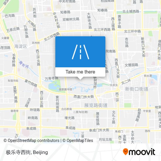极乐寺西街 map