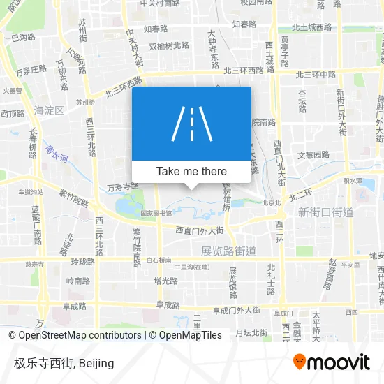 极乐寺西街 map