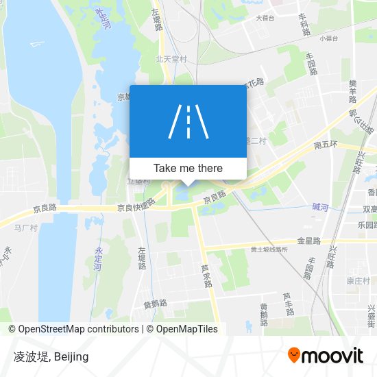 凌波堤 map