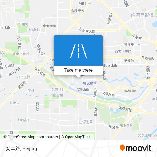 安丰路 map