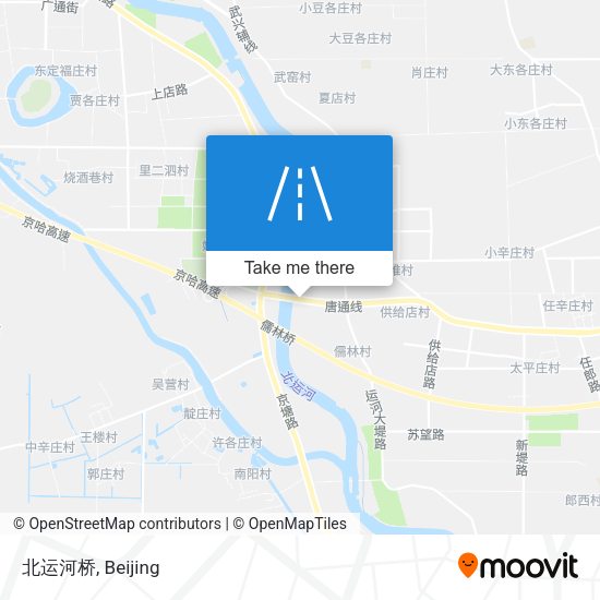北运河桥 map