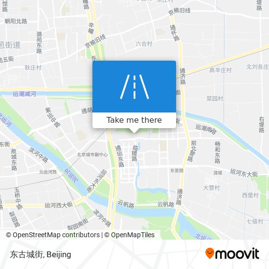 东古城街 map