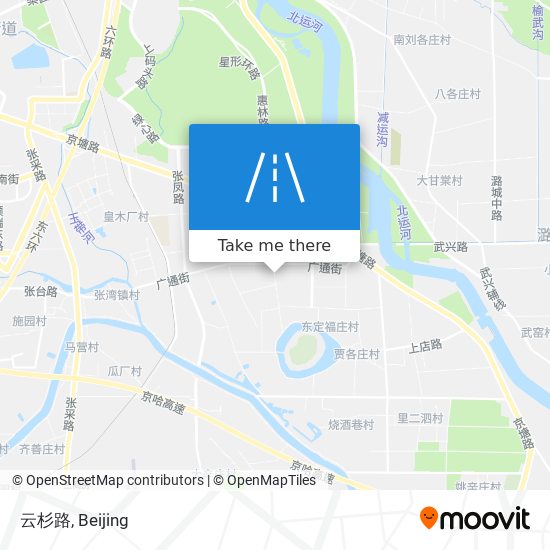 云杉路 map