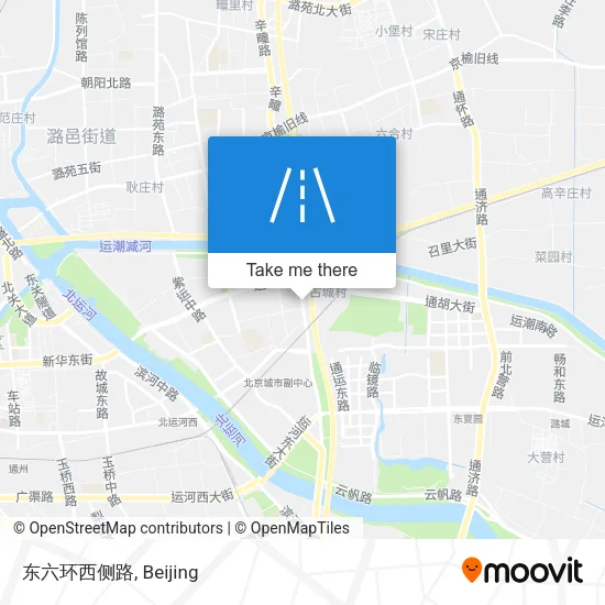 东六环西侧路 map