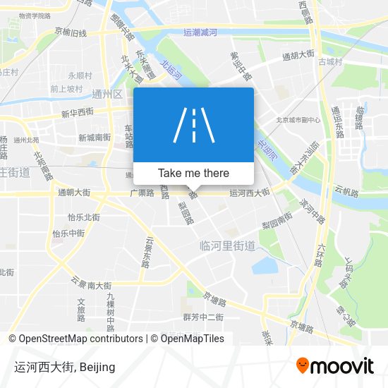 运河西大街 map
