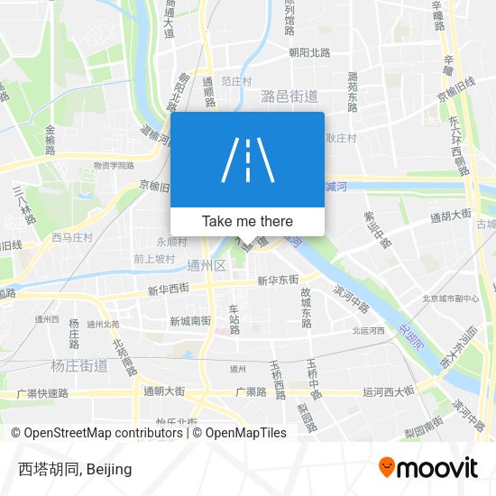 西塔胡同 map