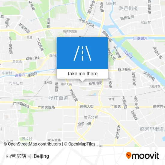 西营房胡同 map