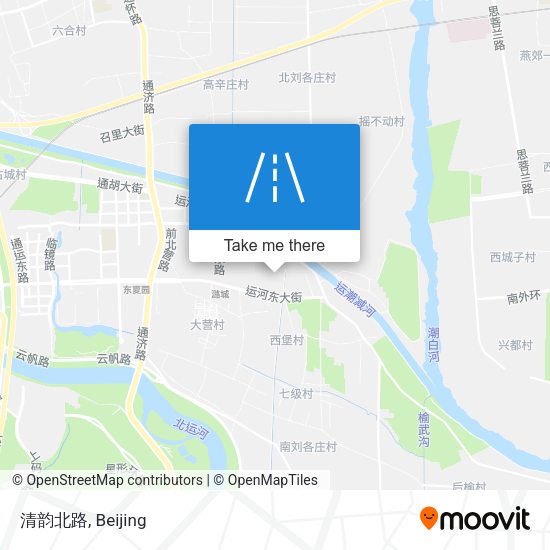 清韵北路 map