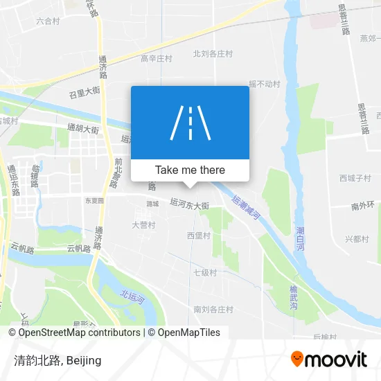 清韵北路 map