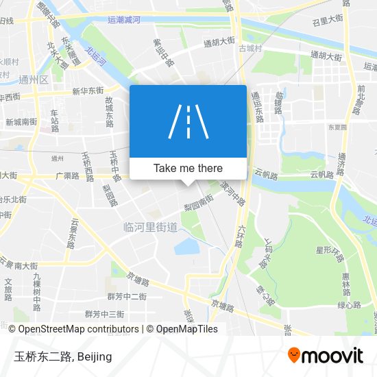 玉桥东二路 map