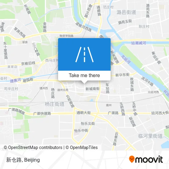 新仓路 map