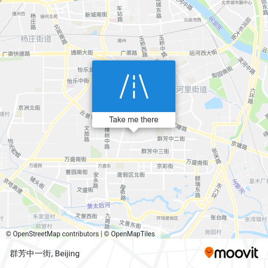 群芳中一街 map
