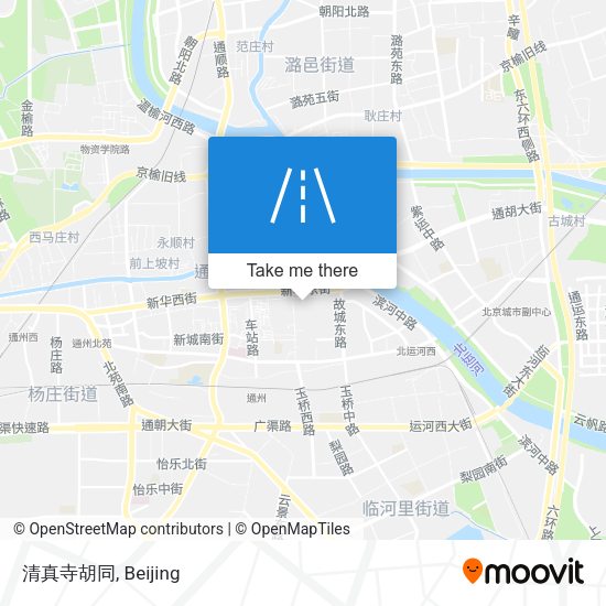 清真寺胡同 map