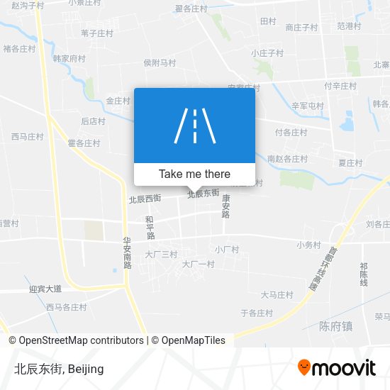 北辰东街 map