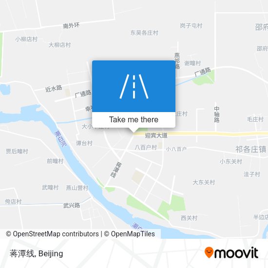 蒋潭线 map
