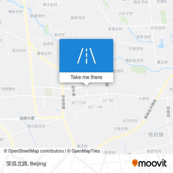 荣昌北路 map