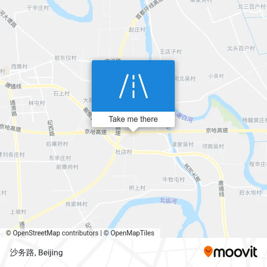 沙务路 map