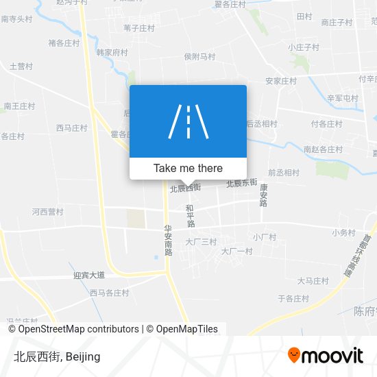 北辰西街 map