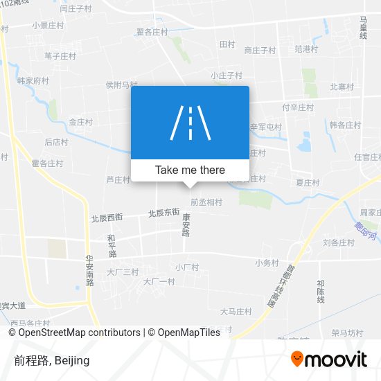 前程路 map