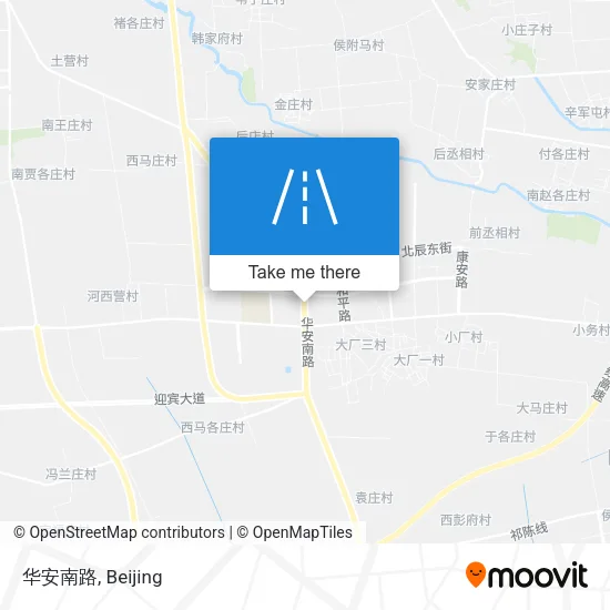 华安南路 map