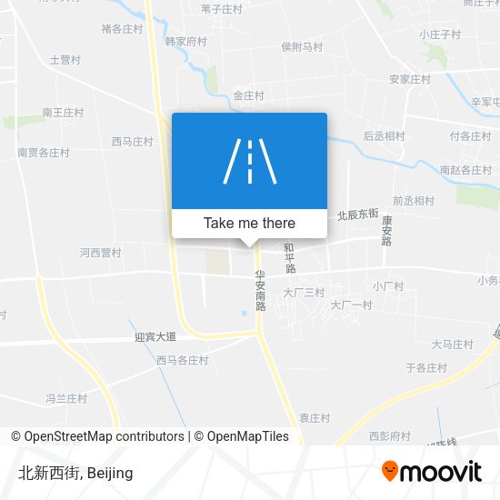 北新西街 map