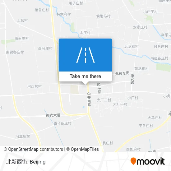 北新西街 map