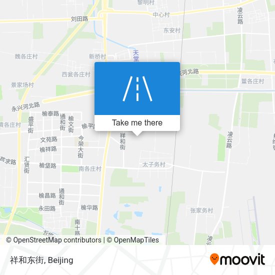 祥和东街 map