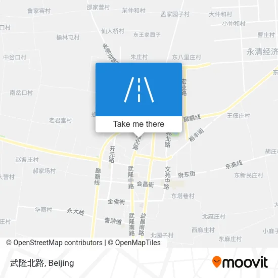 武隆北路 map