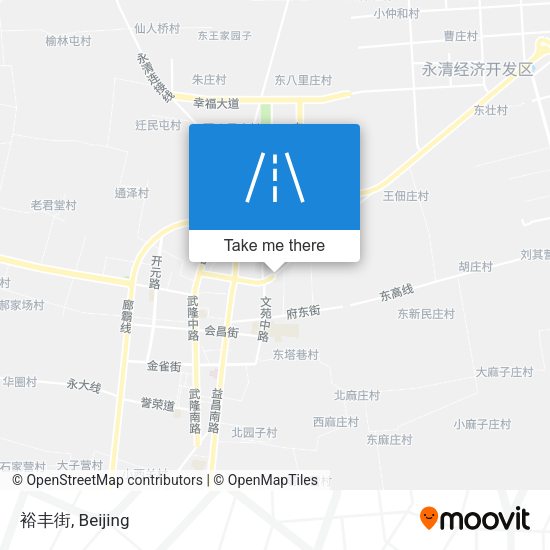 裕丰街 map