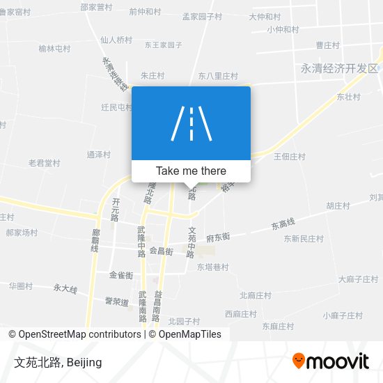 文苑北路 map