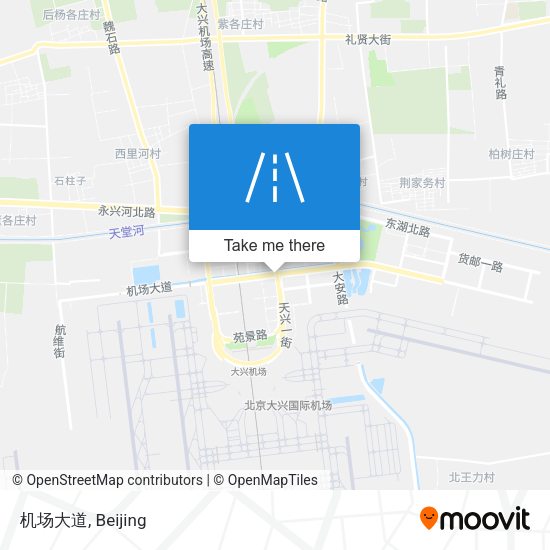 机场大道 map
