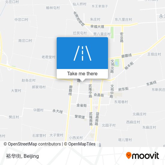 裕华街 map