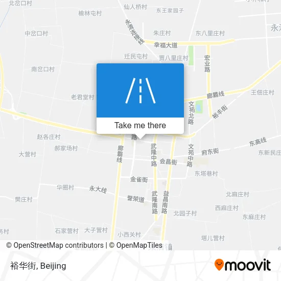 裕华街 map