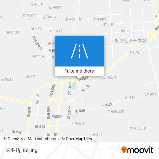 宏业路 map