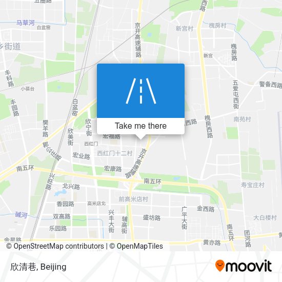 欣清巷 map
