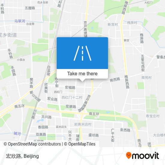 宏欣路 map