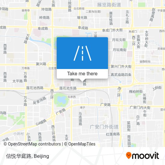 信悦华庭路 map