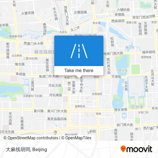 大麻线胡同 map