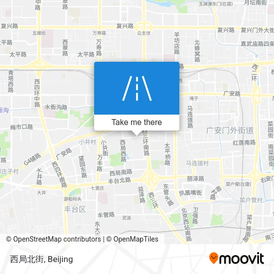 西局北街 map