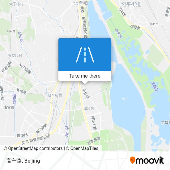 高宁路 map