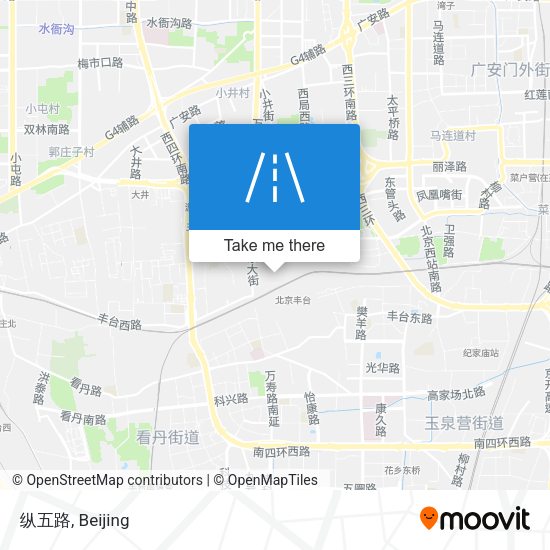 纵五路 map