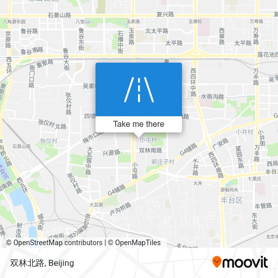 双林北路 map