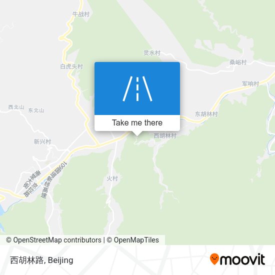 西胡林路 map
