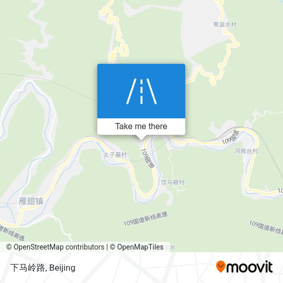 下马岭路 map