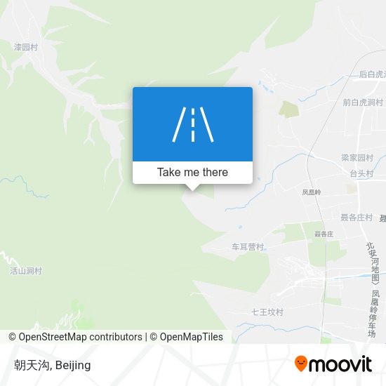 朝天沟 map