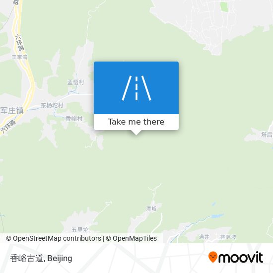 香峪古道 map
