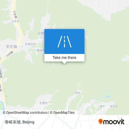 香峪东坡 map