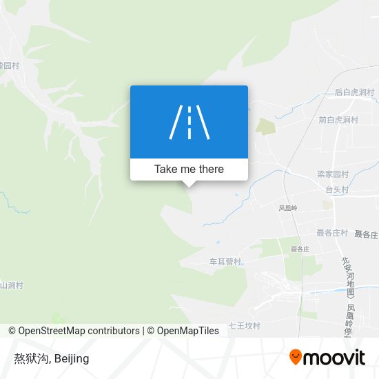 熬狱沟 map